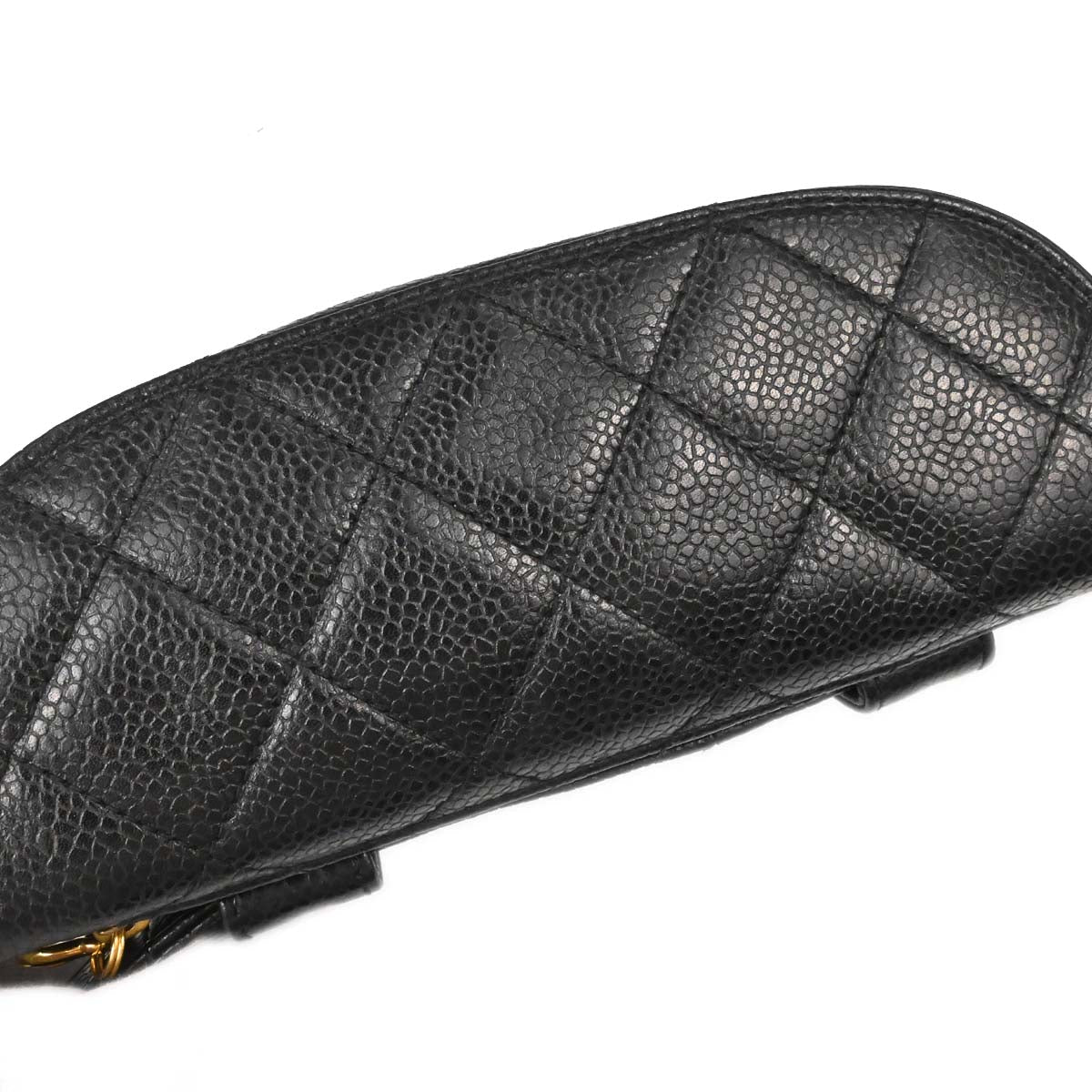 Chanel 1994-1996 Black Caviar Skin Waist Bum Bag #80/32