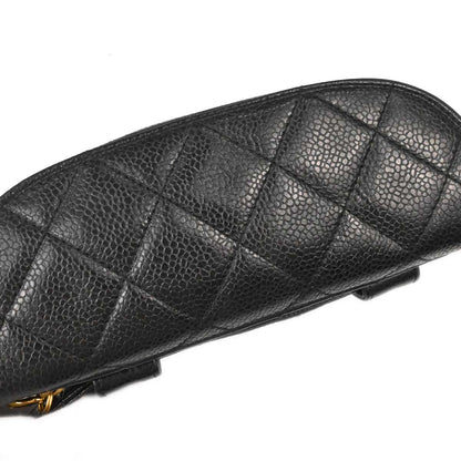 Chanel 1994-1996 Black Caviar Skin Waist Bum Bag #80/32