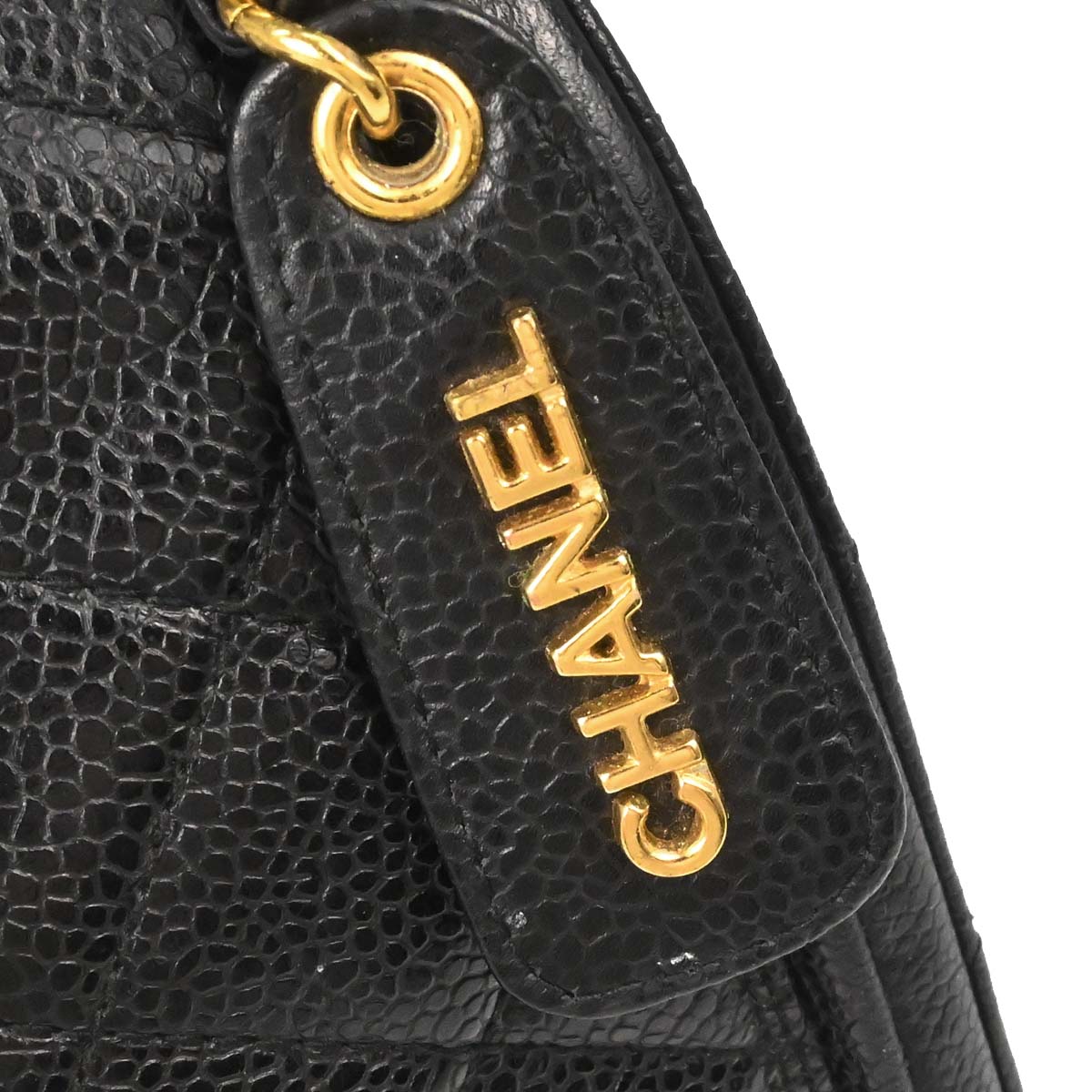 Chanel 1994-1996 Black Caviar Skin Waist Bum Bag #80/32