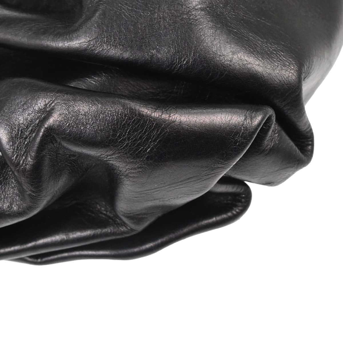 Christian Dior Black Leather Corset Bag Handbag