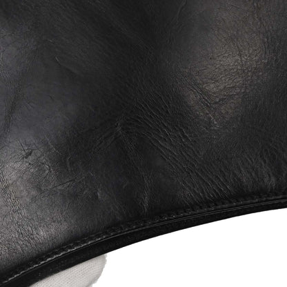 Christian Dior Black Leather Corset Bag Handbag