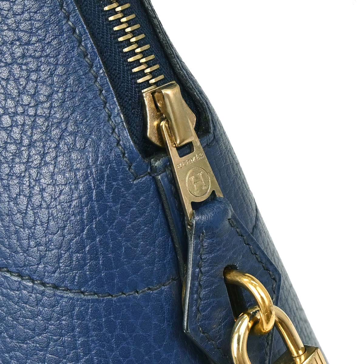 Hermes Blue Brighton Ardennes Bolide 35 2way Shoulder Handbag