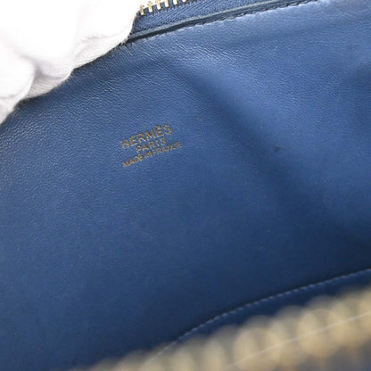 Hermes Blue Brighton Ardennes Bolide 35 2way Shoulder Handbag