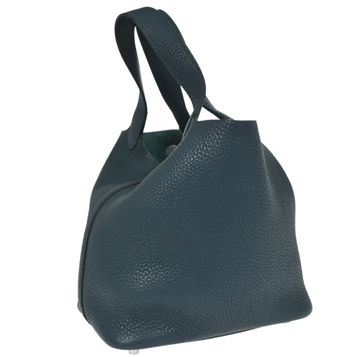 Hermes Vert Cypre Taurillon Clemence Picotin Lock 18 PM Handbag