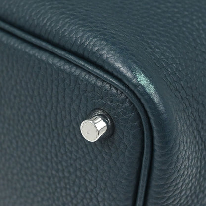 Hermes Vert Cypre Taurillon Clemence Picotin Lock 18 PM Handbag