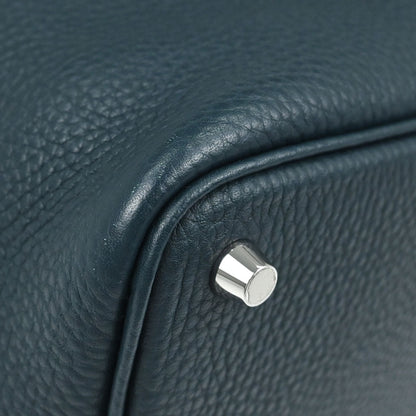 Hermes Vert Cypre Taurillon Clemence Picotin Lock 18 PM Handbag