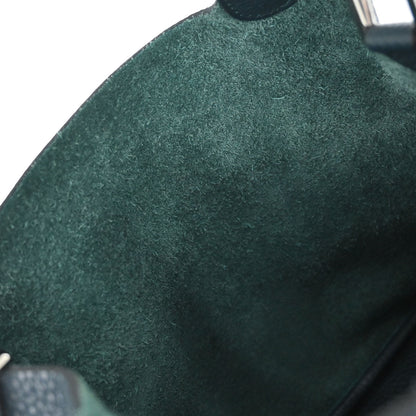 Hermes Vert Cypre Taurillon Clemence Picotin Lock 18 PM Handbag