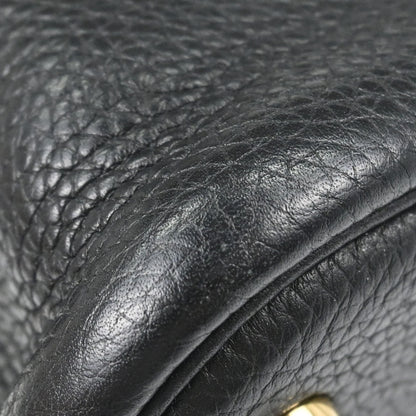 Hermes Black Taurillon Clemence Bolide 31 2way Shoulder Handbag