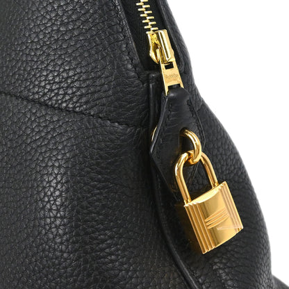 Hermes Black Taurillon Clemence Bolide 31 2way Shoulder Handbag