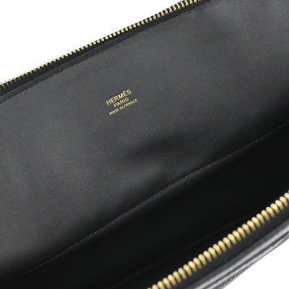 Hermes Black Taurillon Clemence Bolide 31 2way Shoulder Handbag