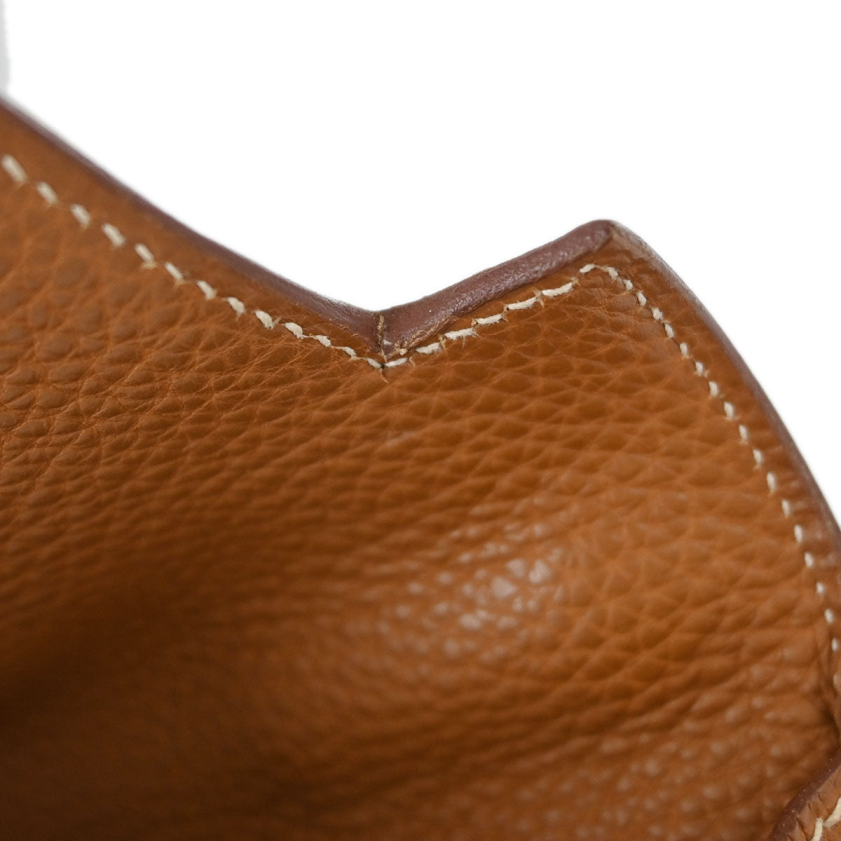 Hermes Gold Taurillon Clemence Kelly 32 Retourne 2way Shoulder Handbag