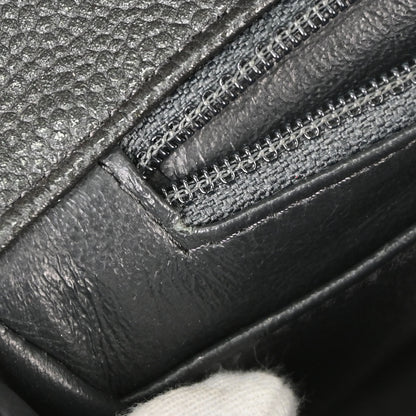 Chanel 2018 Gray Caviar Skin Mini Classic Square Flap Shoulder Bag 17
