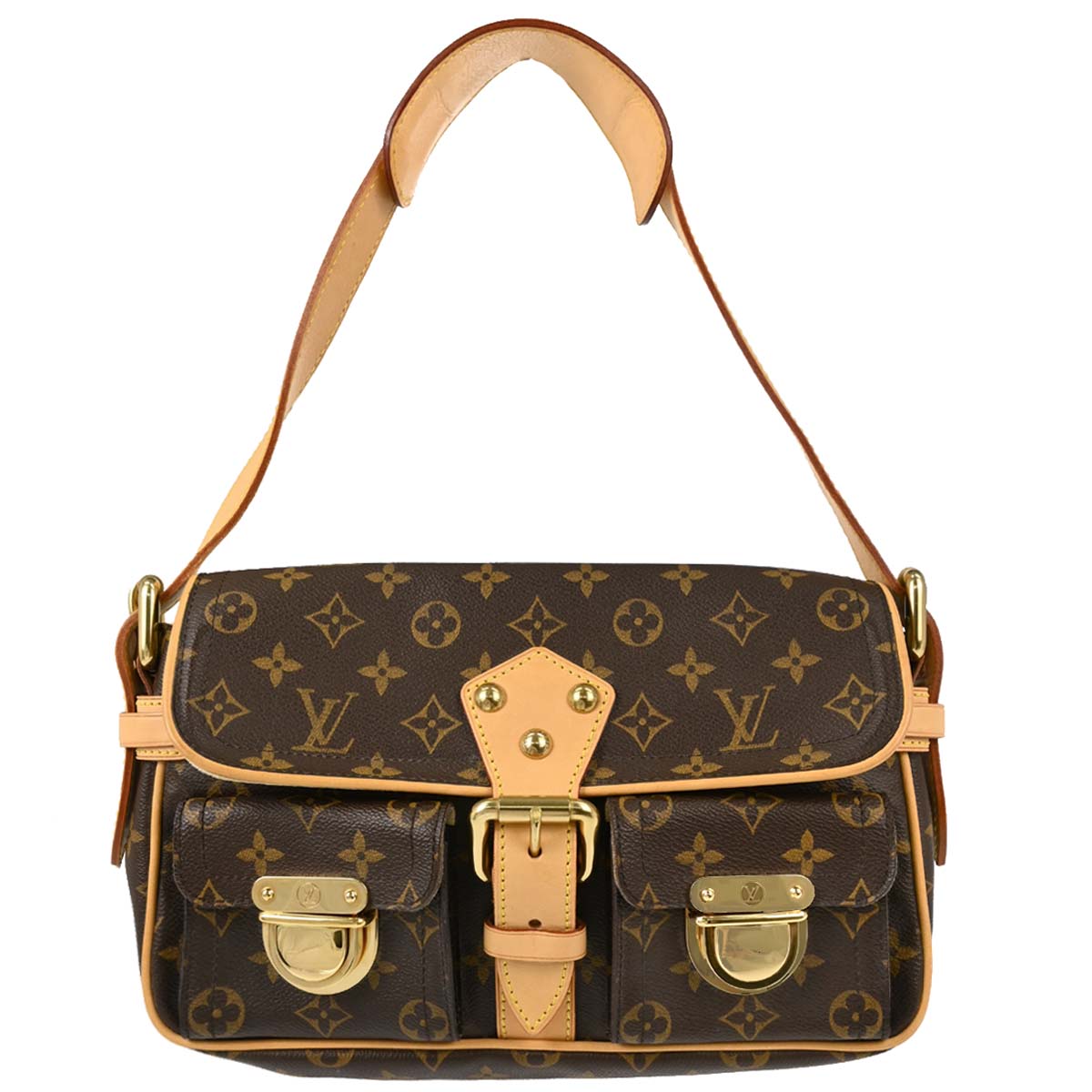Louis Vuitton Monogram Hudson PM Shoulder Bag M40027