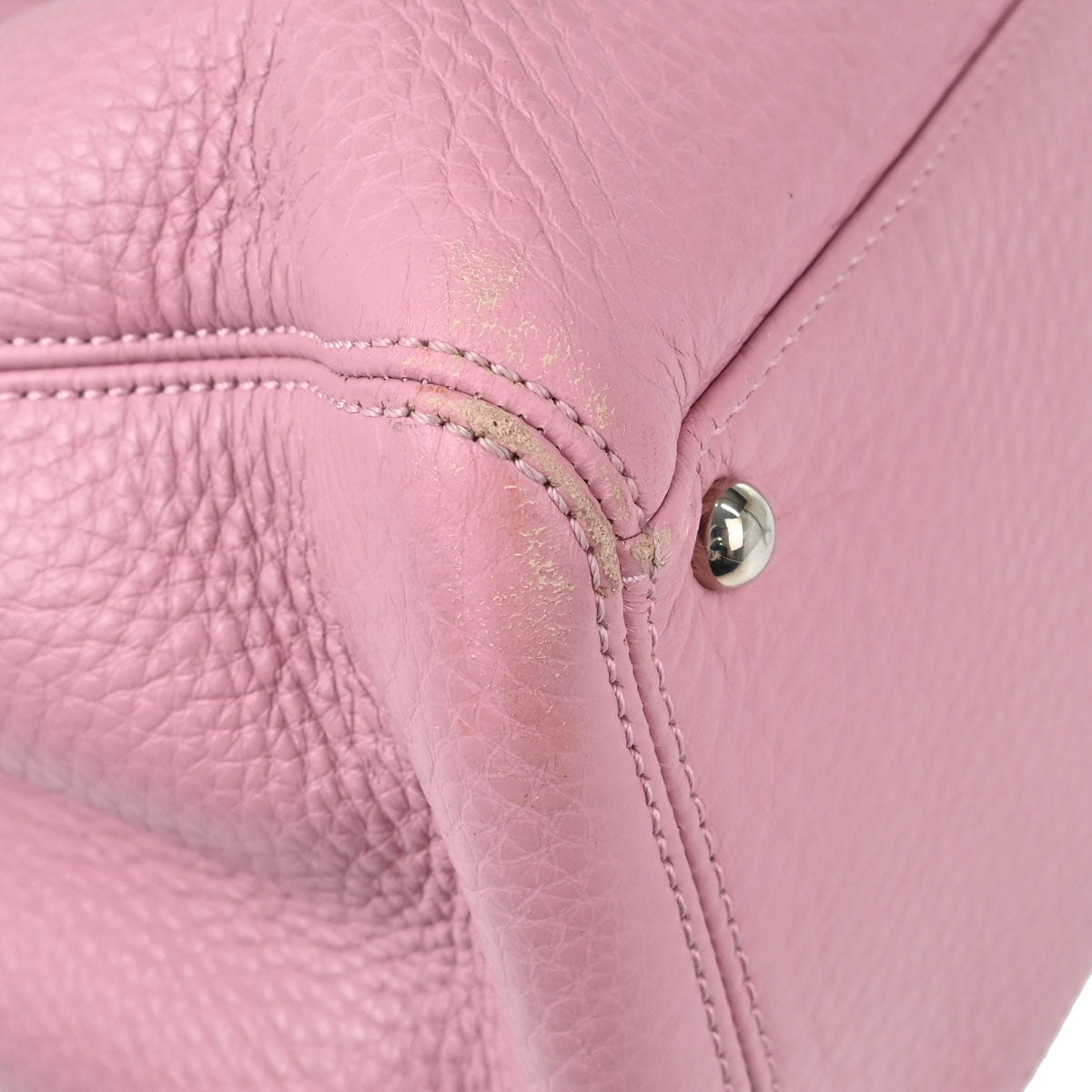 Chanel 2015-2016 Pink Deerskin Executive Cerf 2way Shoulder Tote Bag