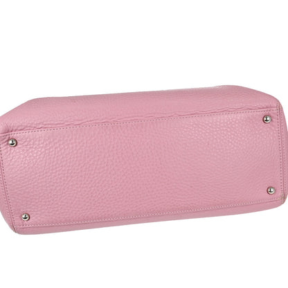 Chanel 2015-2016 Pink Deerskin Executive Cerf 2way Shoulder Tote Bag