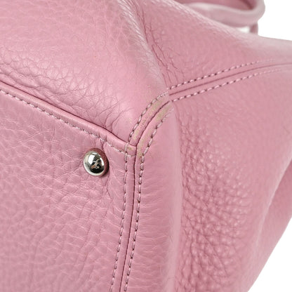 Chanel 2015-2016 Pink Deerskin Executive Cerf 2way Shoulder Tote Bag