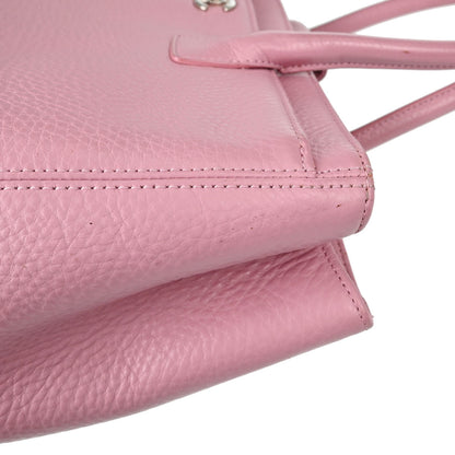 Chanel 2015-2016 Pink Deerskin Executive Cerf 2way Shoulder Tote Bag