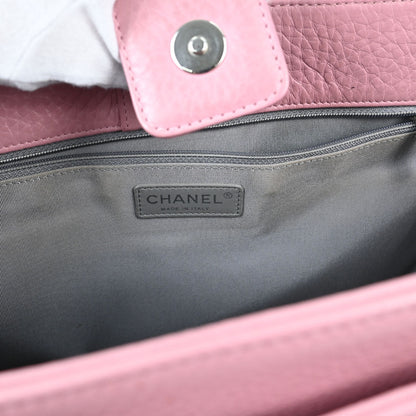 Chanel 2015-2016 Pink Deerskin Executive Cerf 2way Shoulder Tote Bag