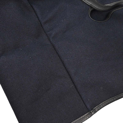 Hermes Black Toile Goeland Passe Passe 43 Tote Handbag