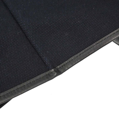 Hermes Black Toile Goeland Passe Passe 43 Tote Handbag