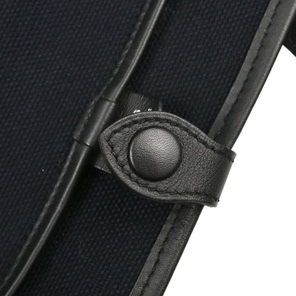 Hermes Black Toile Goeland Passe Passe 43 Tote Handbag