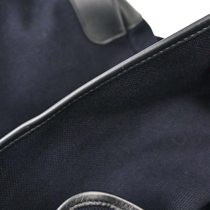 Hermes Black Toile Goeland Passe Passe 43 Tote Handbag