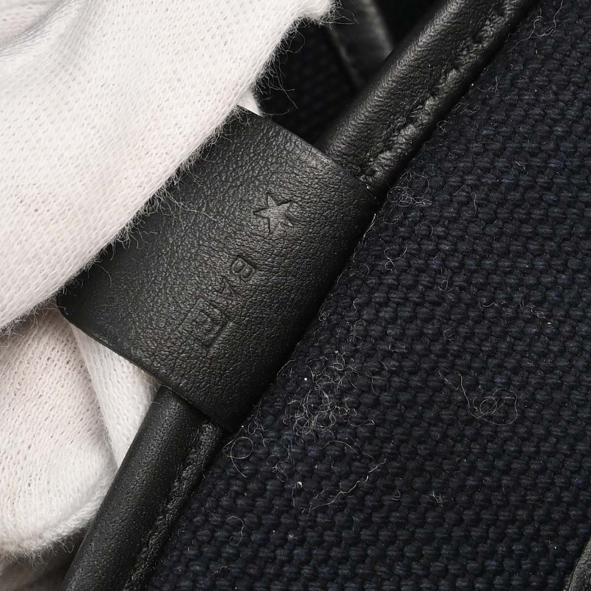 Hermes Black Toile Goeland Passe Passe 43 Tote Handbag