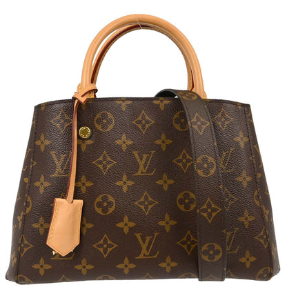 Louis Vuitton Monogram Montaigne BB 2way Shoulder Handbag M41055