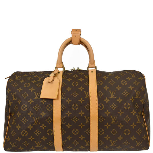 Louis Vuitton Monogram Keepall 45 Travel Handbag M41428