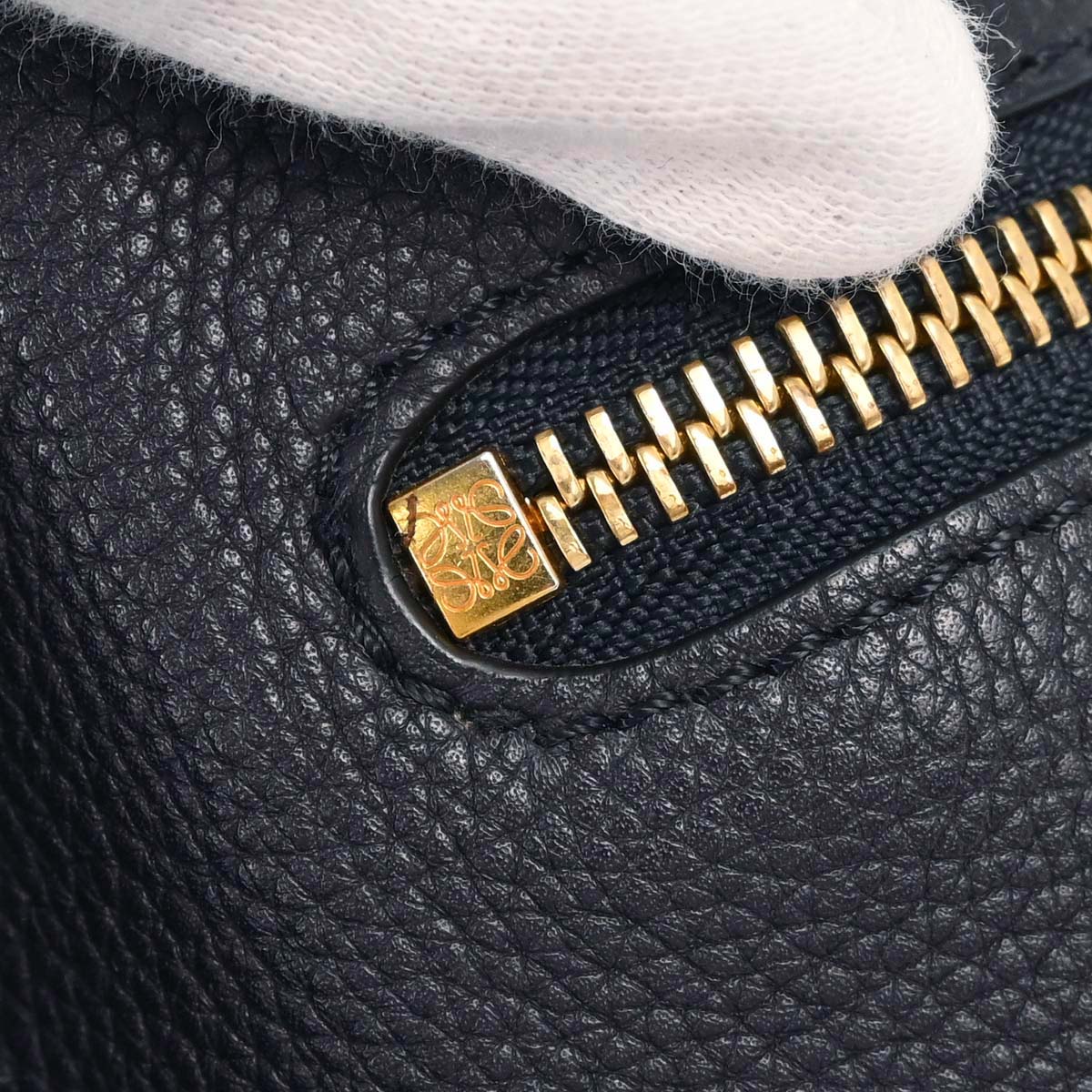 Loewe Navy Hammock 2way Shoulder Tote Handbag