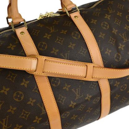 Louis Vuitton Monogram Keepall Bandouliere 55 Duffle Bag M41414