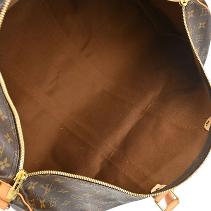 Louis Vuitton Monogram Keepall Bandouliere 55 Duffle Bag M41414