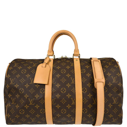 Louis Vuitton Monogram Keepall Bandouliere 45 Duffle Bag M41418