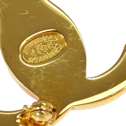 Chanel Turnlock Brooch Pin Gold Small 96P