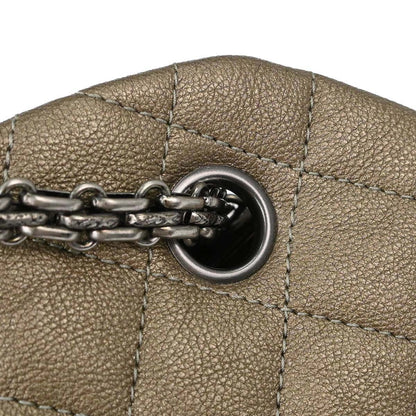 Chanel Metallic Gold Calfskin Medium Bowling Mademoiselle Handbag