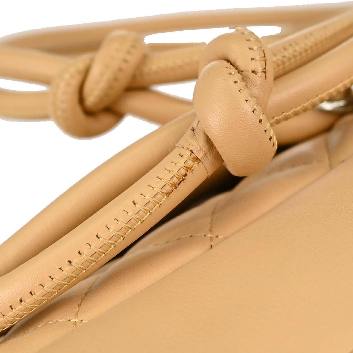 Chanel 2005-2006 Beige Calfskin Cambon Ligne Bowling Bag