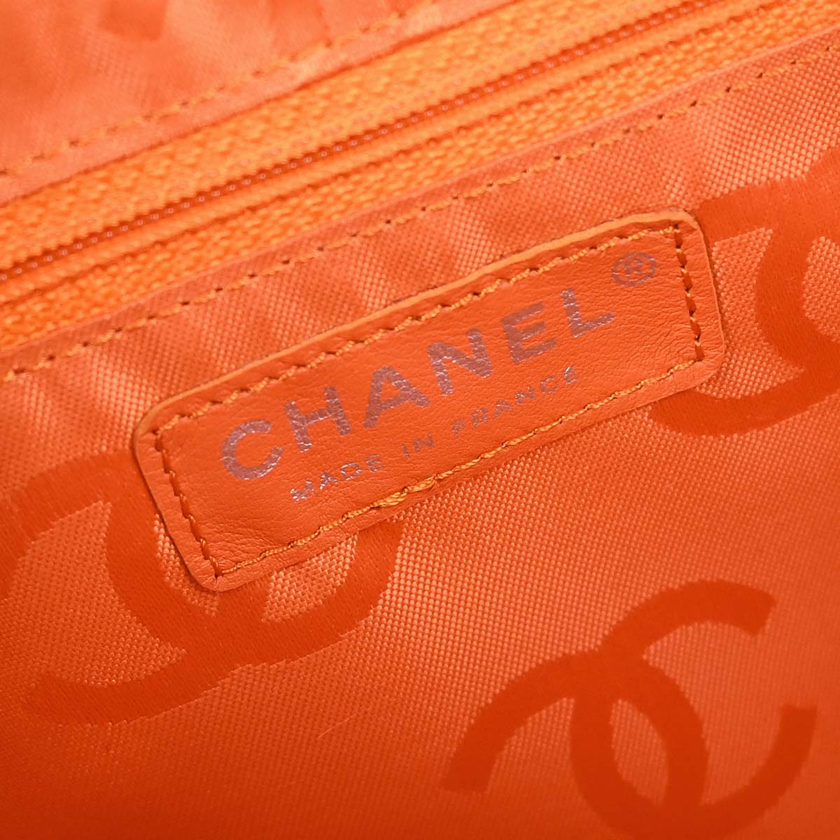 Chanel 2005-2006 Beige Calfskin Cambon Ligne Bowling Bag