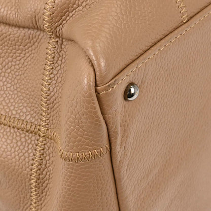 Chanel 2004-2005 Brown Caviar Skin Wild Stitch Choco Bar Handbag
