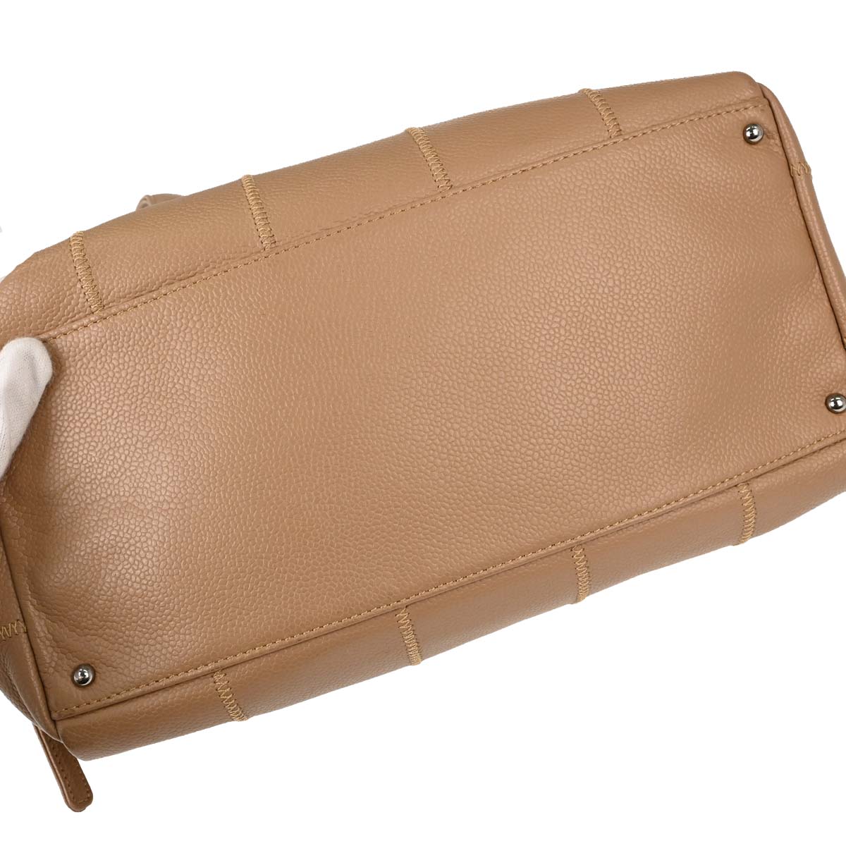 Chanel 2004-2005 Brown Caviar Skin Wild Stitch Choco Bar Handbag