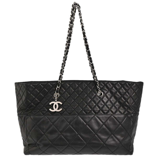 Chanel 2011 Black Calfskin In the Business Tote Handbag
