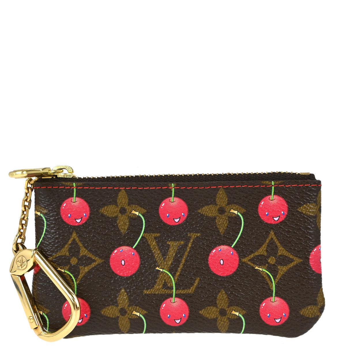 Louis Vuitton Cherry Pochette Cles Coin Purse Wallet M95042