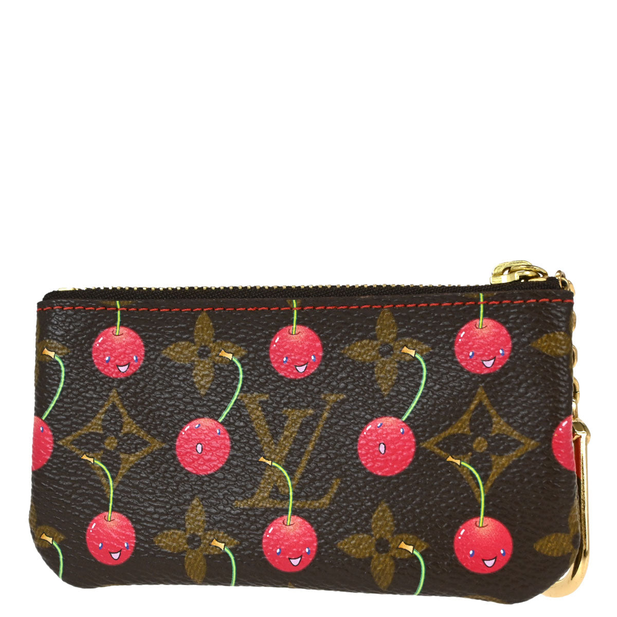 Louis Vuitton Cherry Pochette Cles Coin Purse Wallet M95042