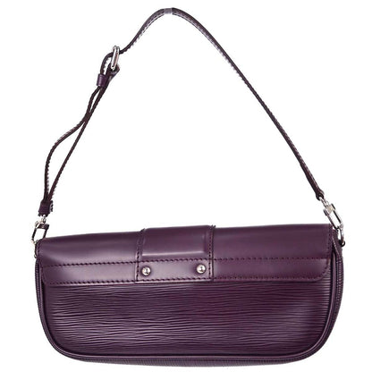 Louis Vuitton Purple Epi Pochette Montaigne Handbag M5929K