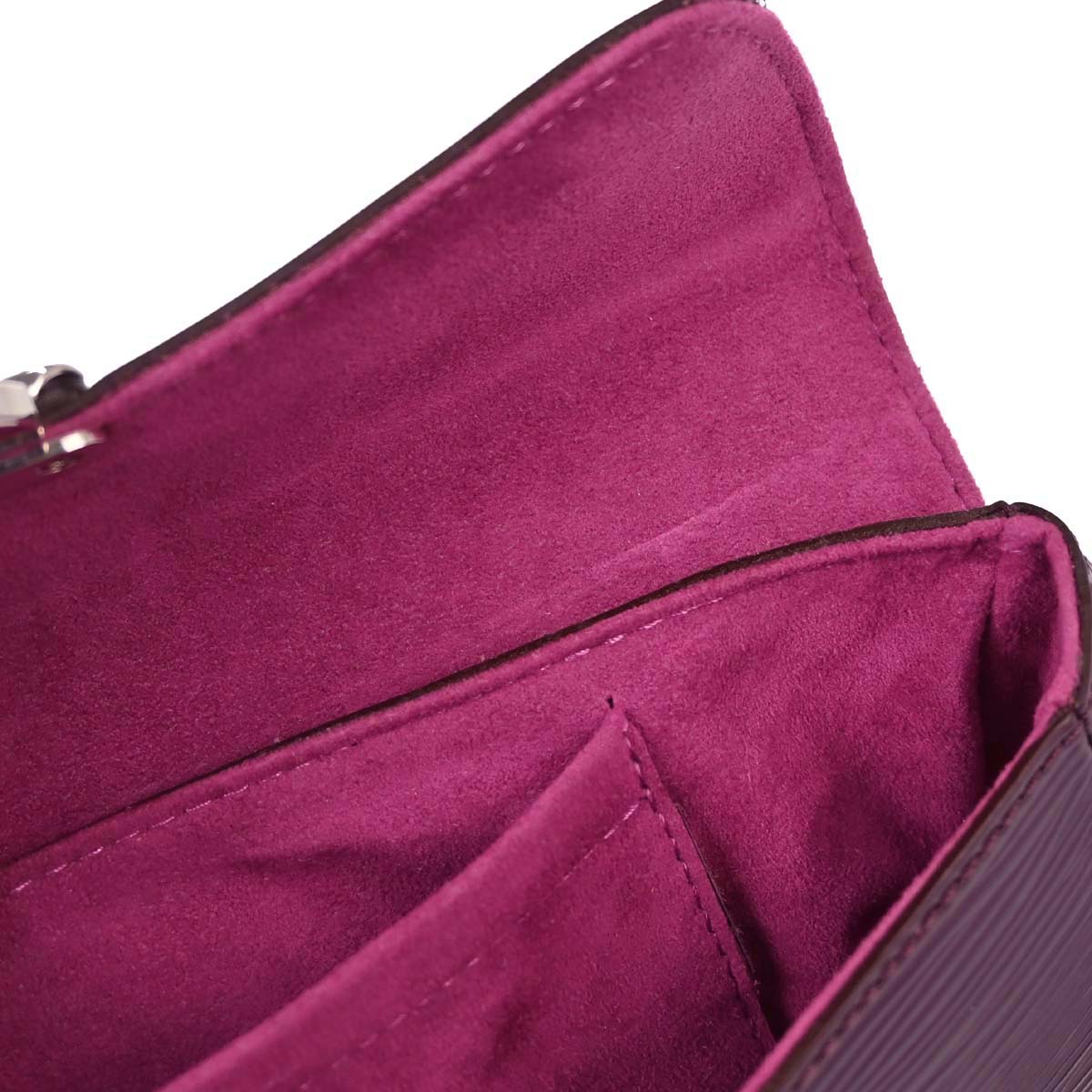 Louis Vuitton Purple Epi Pochette Montaigne Handbag M5929K