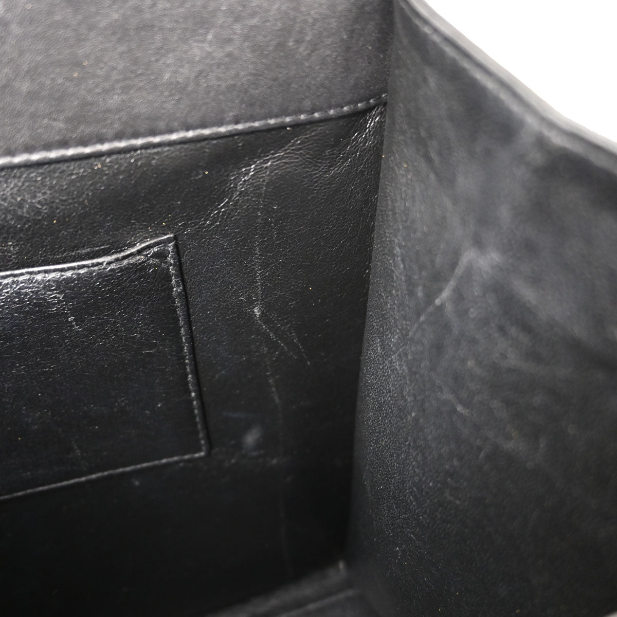 Chanel 1997-1999 Black Calfskin Faux Tortoiseshell Handbag