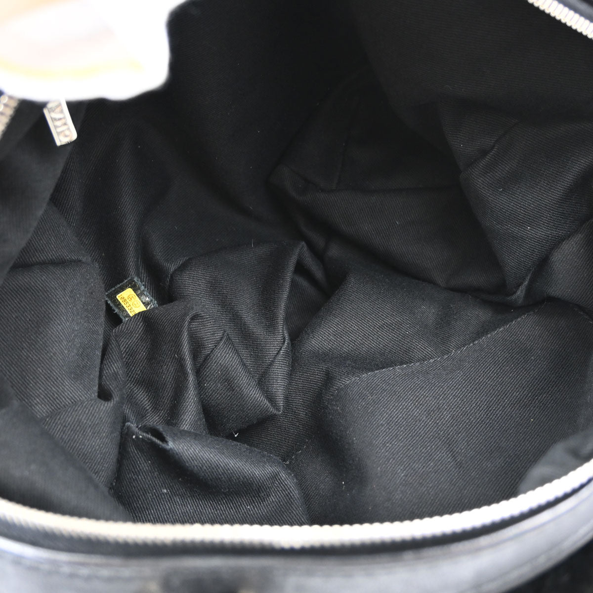 Chanel Black Lapin Fur Tote Handbag