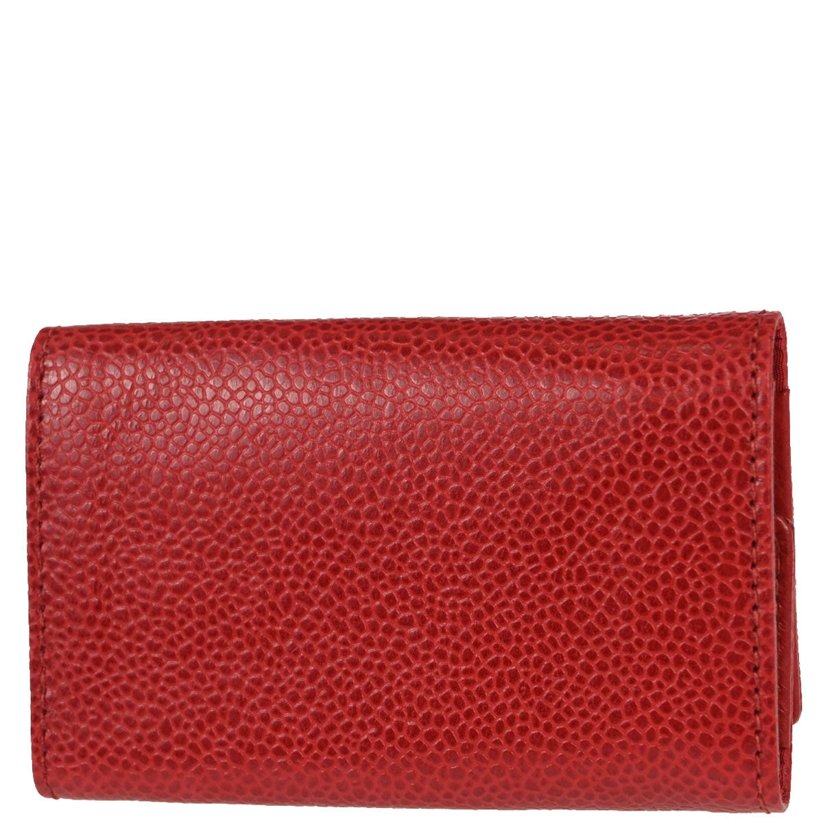 Chanel 6 Hook Key Case Red Caviar Skin Small Good