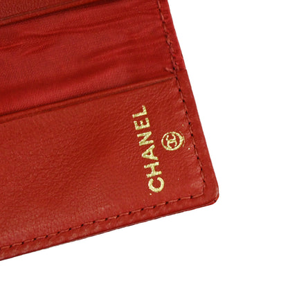 Chanel 6 Hook Key Case Red Caviar Skin Small Good