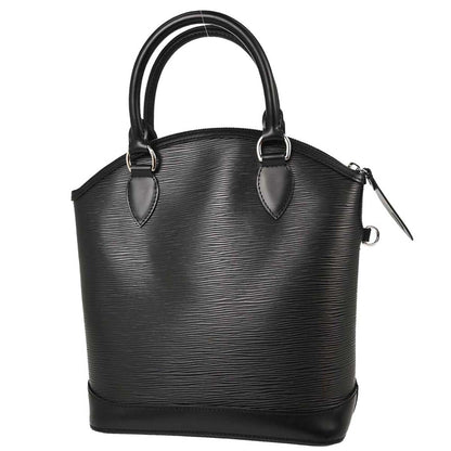 Louis Vuitton Black Epi Lockit PM Tote Handbag M42292