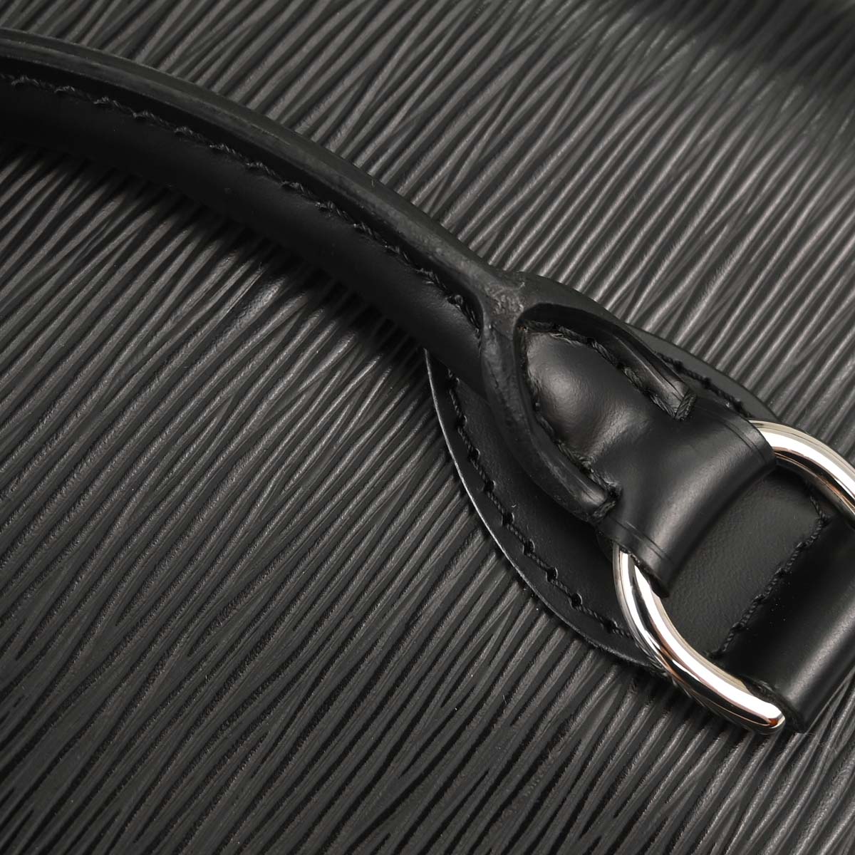 Louis Vuitton Black Epi Lockit PM Tote Handbag M42292